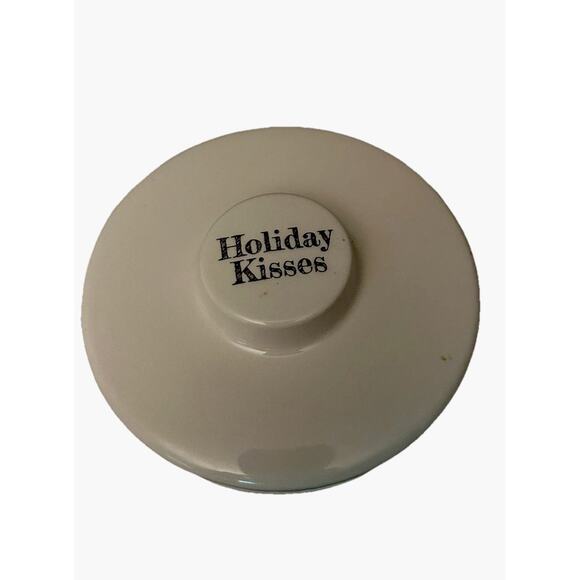 Disney White Mickey And Minnie Mouse Christmas Ceramic Canister - Picture 3 of 10